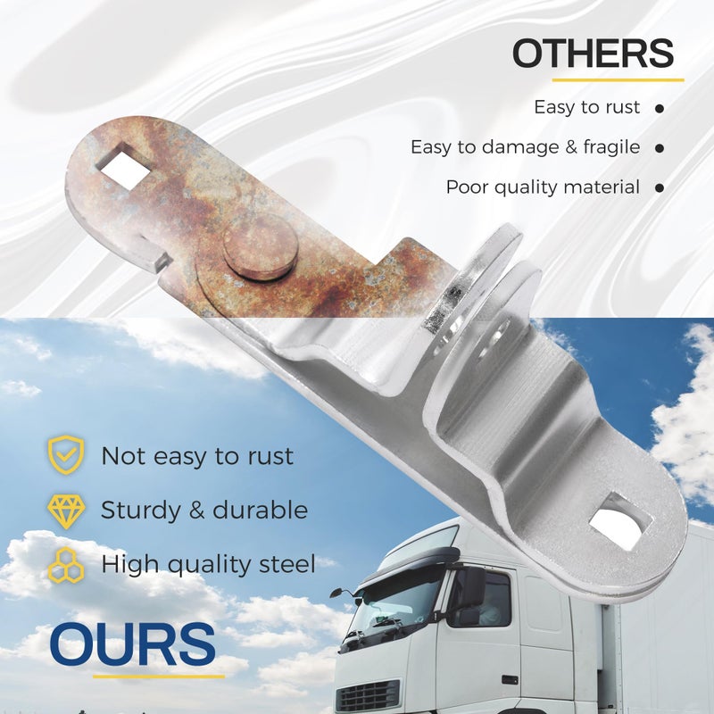 KUAFU Trailer Hasp for Enclosed Trailer Door Latch Cargo Trailer Bar Cam Lock Handle Keeper Padlock Enclosed Car Hauler - Image 5